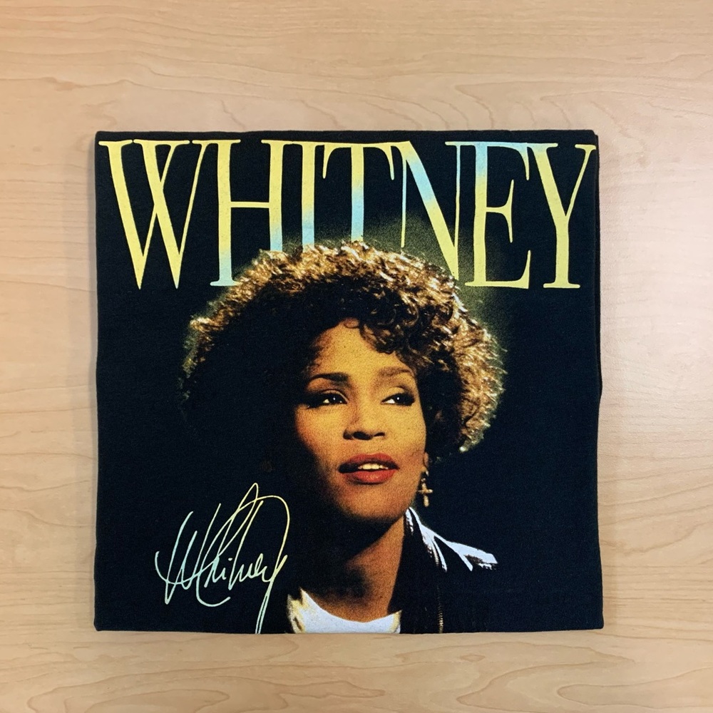 Whitney Houston (lee) graphics world tour T-shirt